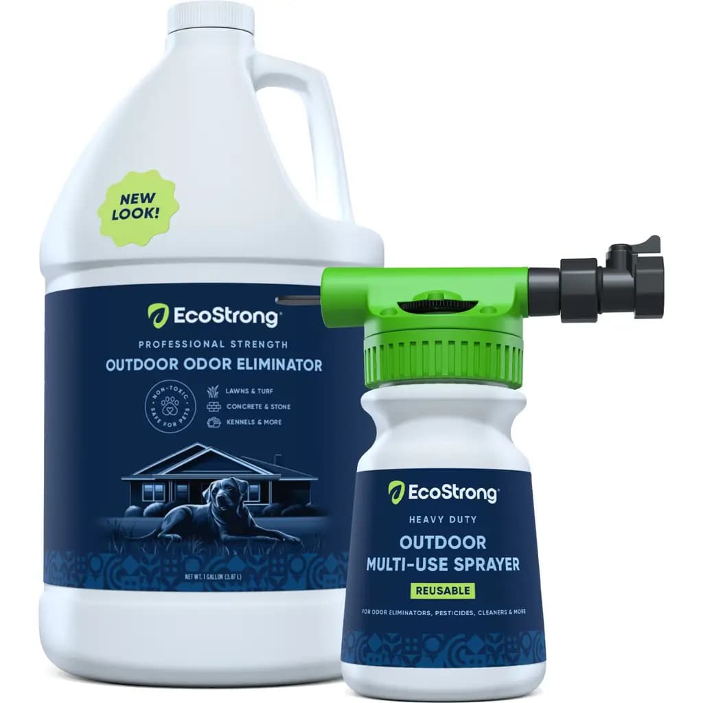EcoStrong Outdoor Odor Eliminator, 1-gal jug & Multi-Use Sprayer