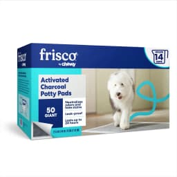 Giant Charcoal Dog Training & Potty Pads, 27.5 x 44-in, Unscented, 50 count