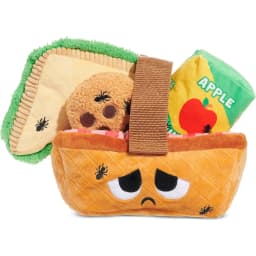 Quick Lick Picnic Multi-Part Squeaky Plush Dog Toy, Medium/Large
