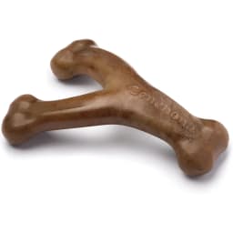 Bacon Flavor Wishbone Tough Dog Chew Toy, Small