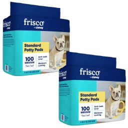 Frisco Medium Dog Training & Potty Pads, 21 x 21-in, Floral Scented, 200 count