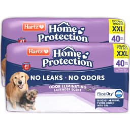 Hartz Home Protection No Odor No Leaks Lavender Scented XX-Large Dog Pads, 30 x 30-in, 80 count