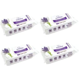 Lavender-Scented Calming Cat & Dog Grooming Wipes, 400 count