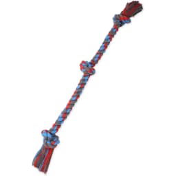 Cottonblend 3 Knot Dog Rope Toy, Color Varies, X-Large