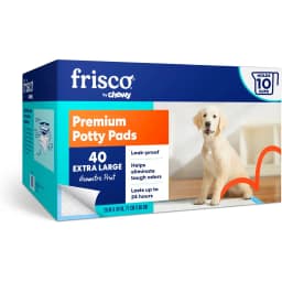 Frisco X-Large Premium Dog Training & Potty Pads, 28 x 34-in, Unscented, 40 count, Geometric Print