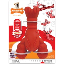 Nylabone Power Chew Lobster Dog Toy, Red, X-Large