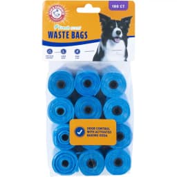 Arm & Hammer Disposable Waste Bag Refills, Blue, 180 count