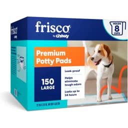 Frisco Large Premium Dog Training & Potty Pads, 22 x 23-in, Unscented, 150 count