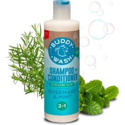 Buddy Wash Refreshing Rosemary & Mint Dog Shampoo & Conditioner, 16-fl oz bottle