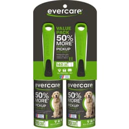 Extreme Stick Ergo Grip Pet Lint Roller, 70 sheets twin pack