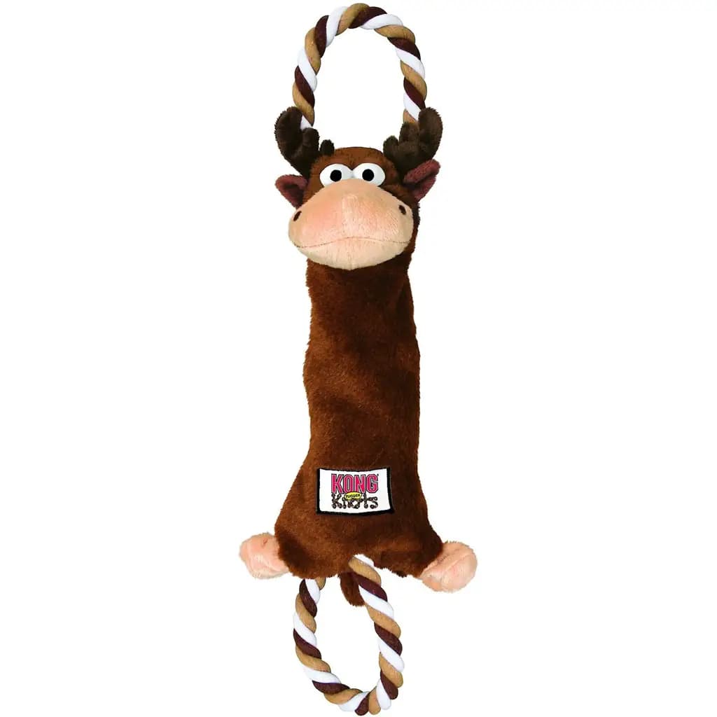 KONG Tuggerknots Moose Dog Toy, Medium/Large