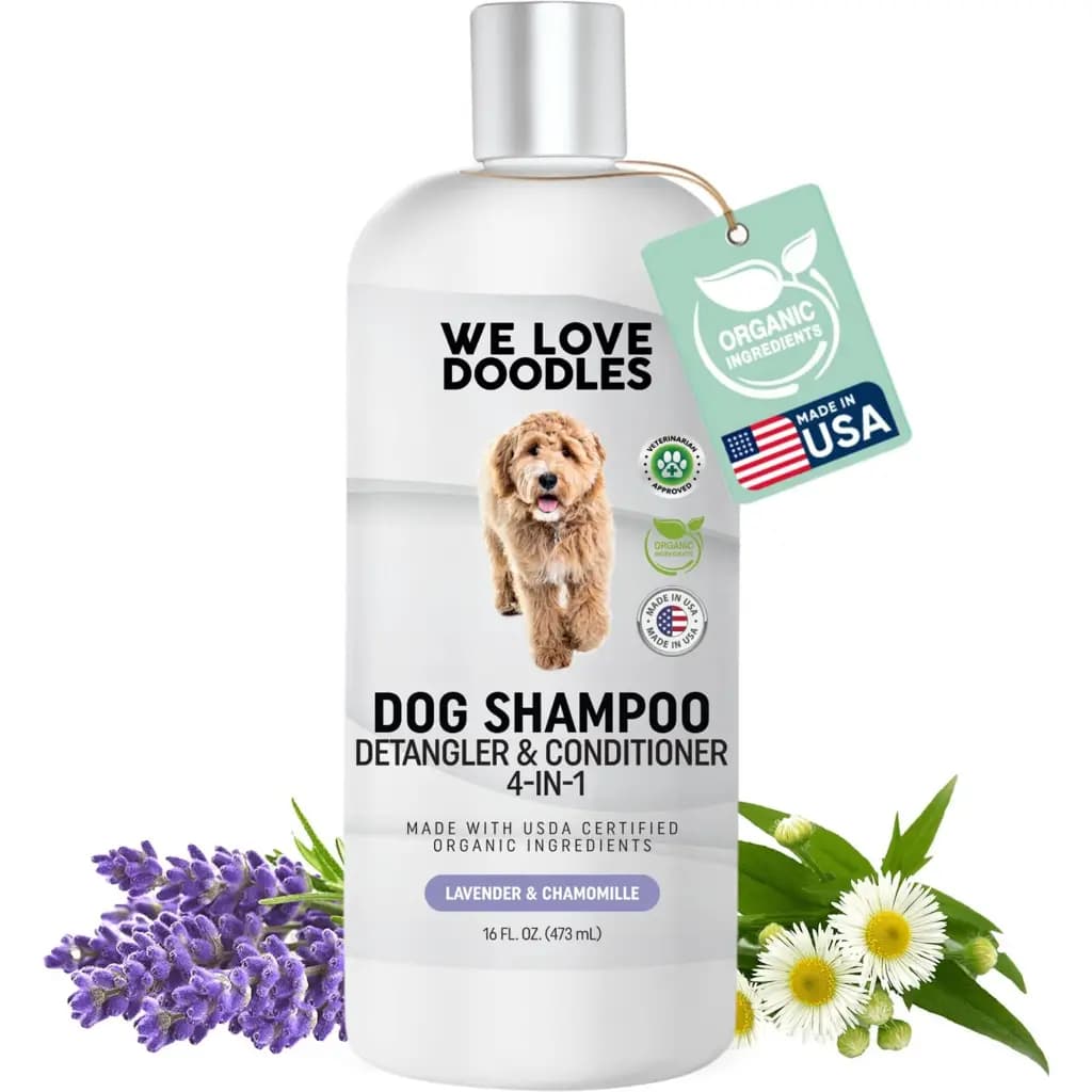 Organic Dog Shampoo Lavender Scent, 16-fl oz bottle