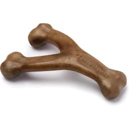 Bacon Flavor Wishbone Tough Dog Chew Toy, Medium