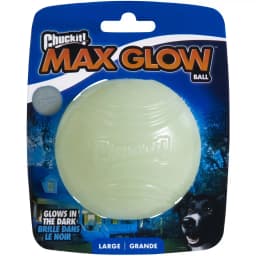 Max Glow Ball Dog Toy, Large