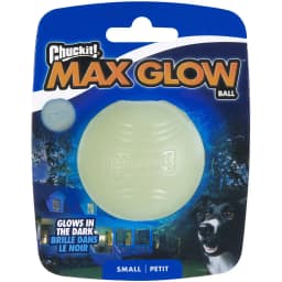 Max Glow Ball Dog Toy, Small