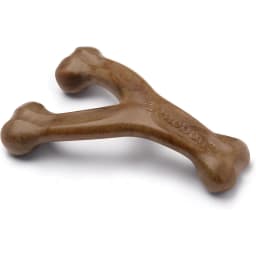 Bacon Flavor Wishbone Tough Dog Chew Toy, Large