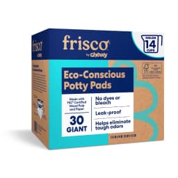 Frisco Giant Eco-Conscious Dog Training & Potty Pads, 27.5 x 44-in, Unscented, 30 count